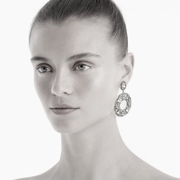 J. Crew Crystal Drop Cocktail Earrings - Picture 2 of 8